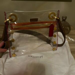 Hammitt Clear Stadium purse. Beautiful hardware. Excellent condition.